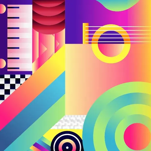 Abstract music background - How working graphic design professionals developed their signature style - Image