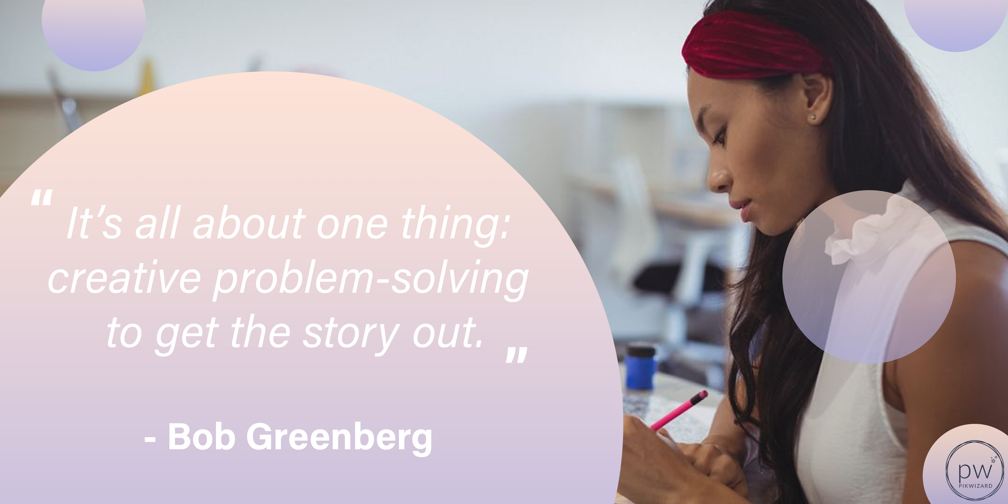Bob Greenberg quote with an image of product designer working new product - Research into pain points before you even get started designing your product - Image