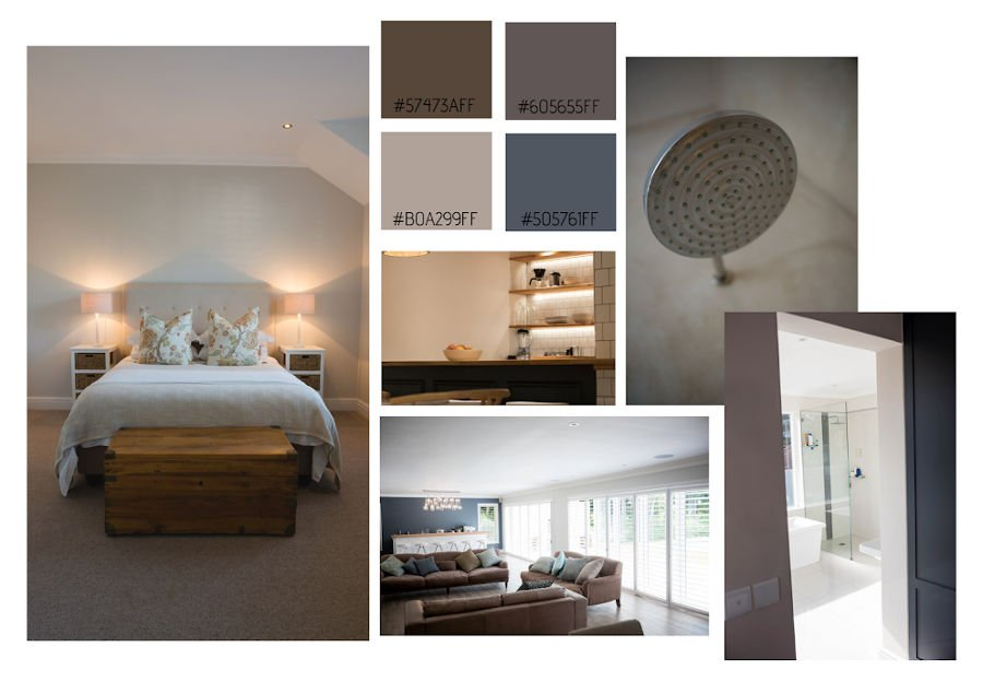 Mood board collage of a beige bedroom aesthetic - How to make a beautiful mood board with free online tools - Image