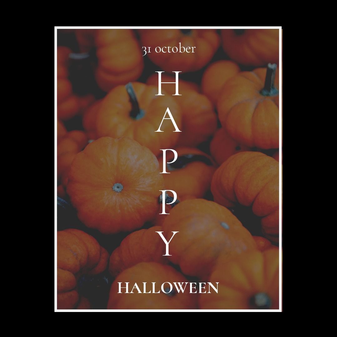 Image of happy halloween over pumpkins and black background - Download Free Stock Templates Pikwizard.com