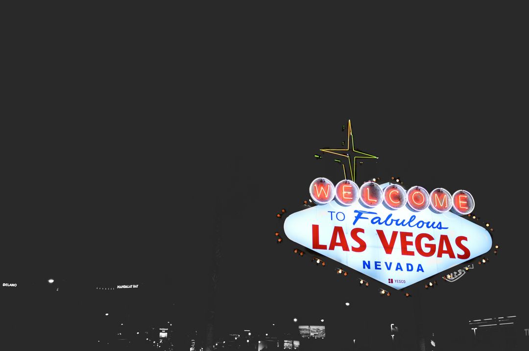 Image of a las vegas sign at night - What you need to know to create the best graphics for your business - Image