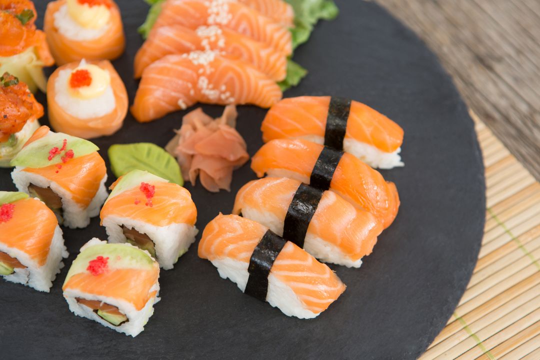 Image of Sushi with Salmon