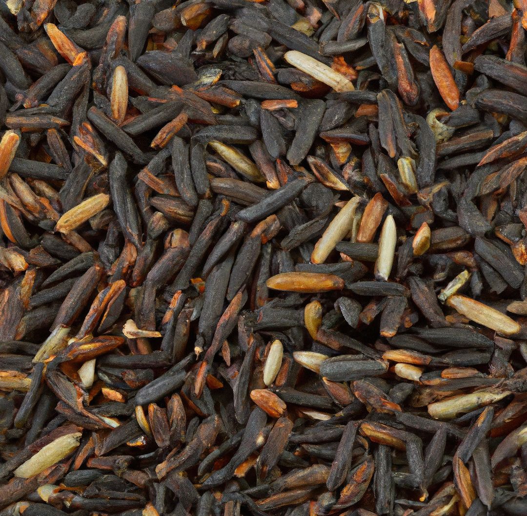 Image of close up of multiple grains of wild rice background - Free Images, Stock Photos and Pictures on Pikwizard.com