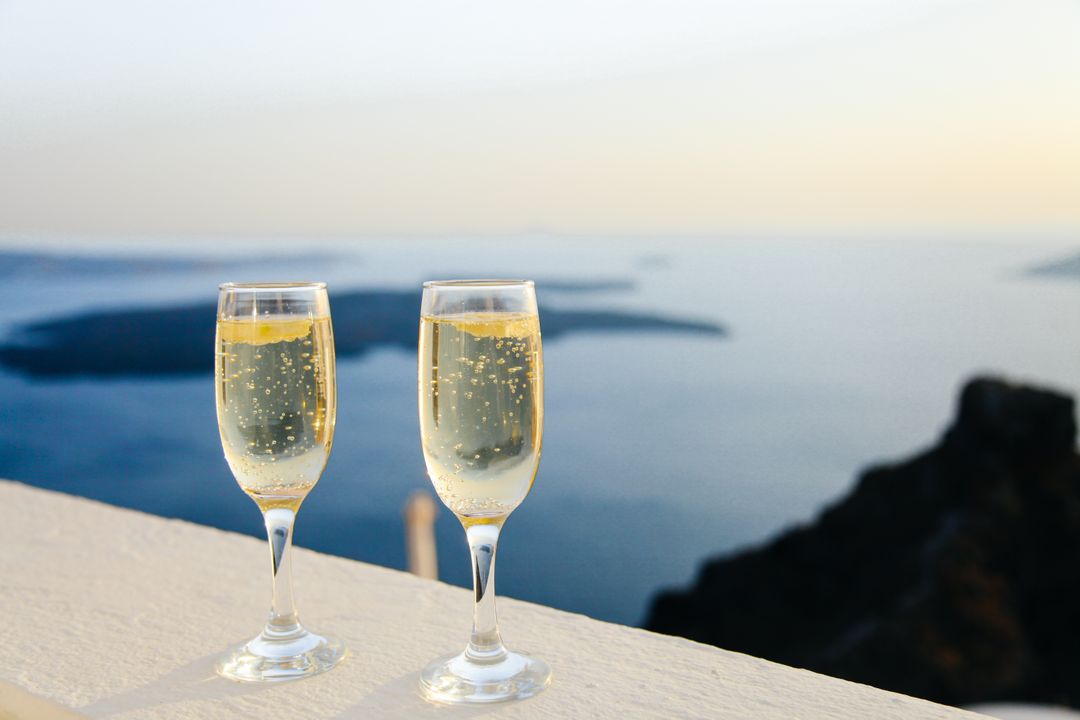 Image of Two Glasses Champagne