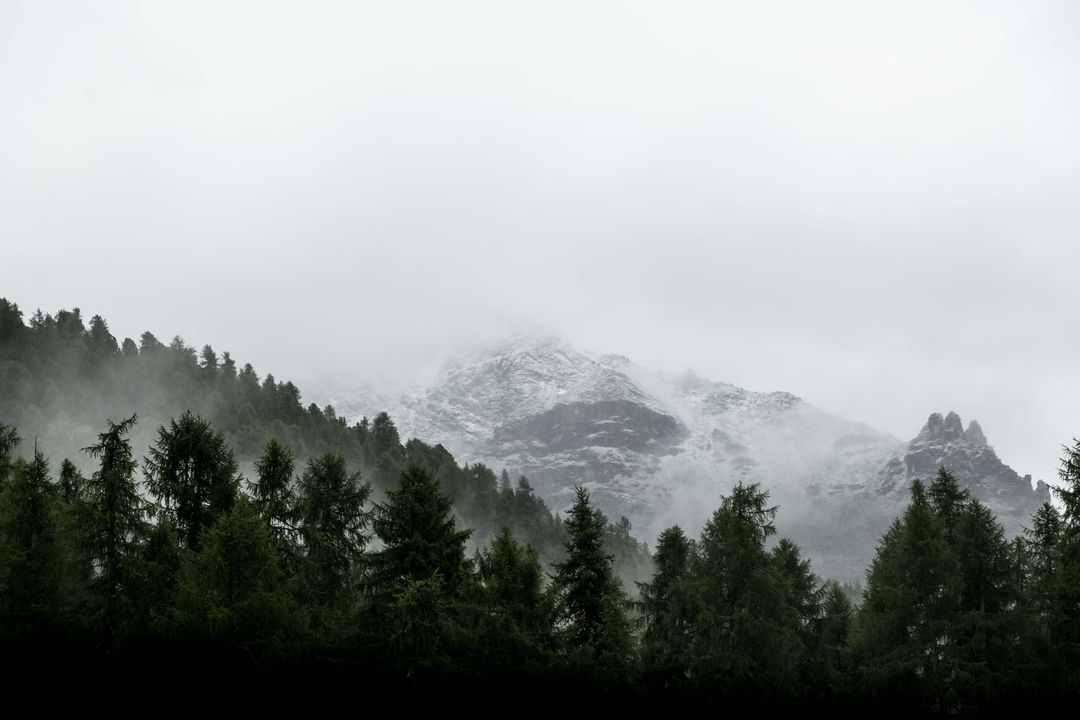 a mountain covered in snow - Free Images, Stock Photos and Pictures on Pikwizard.com
