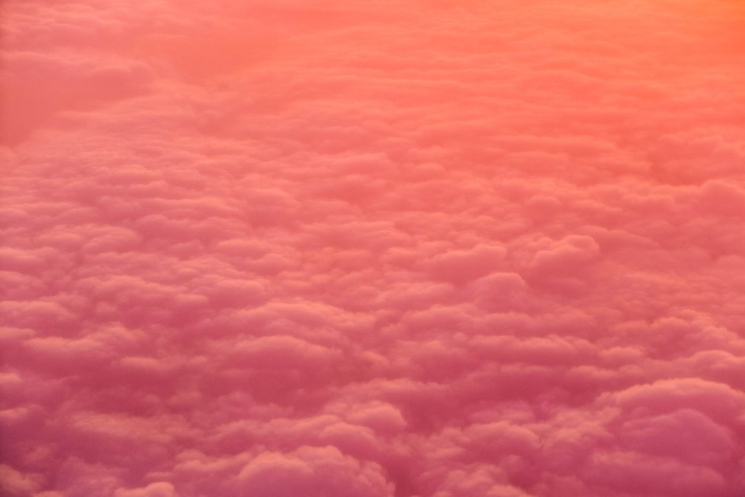 Image of Pastel Coloured Clouds at Sunset
