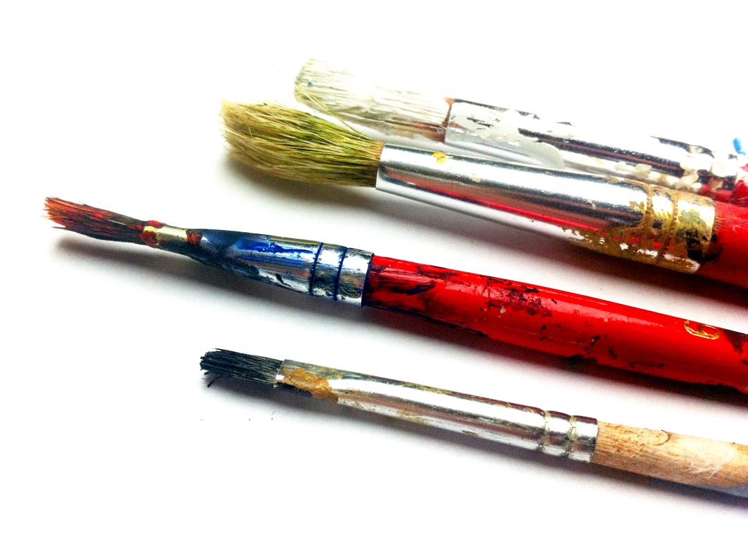 4 Paint Brushes - Free Images, Stock Photos and Pictures on Pikwizard.com