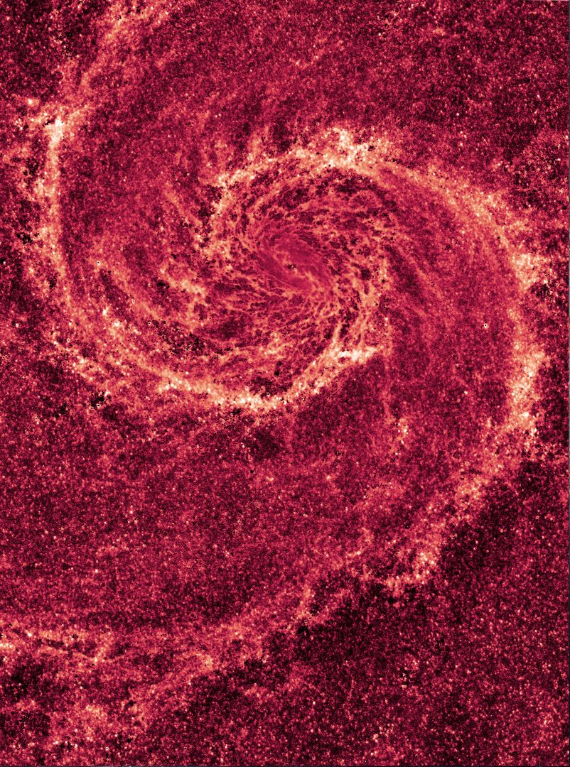 The Two-faced Whirlpool Galaxy - Free Images, Stock Photos and Pictures on Pikwizard.com