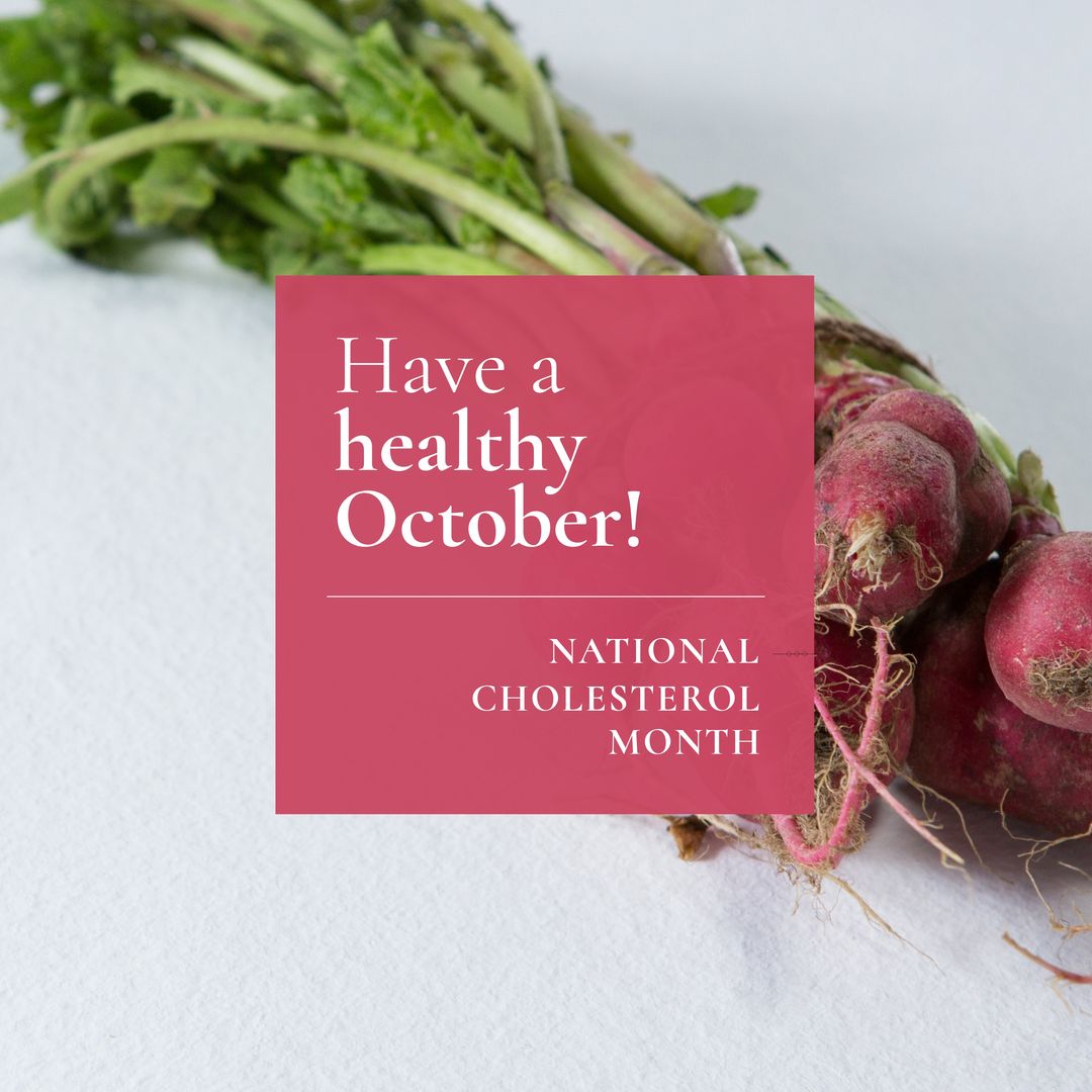 Image of have a healthy october over radish - Download Free Stock Templates Pikwizard.com