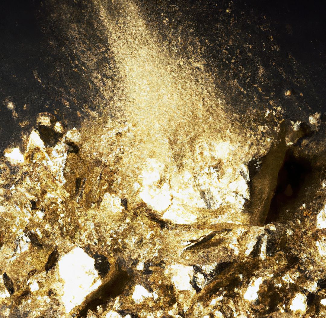 Image of close up of gold particles background with copy space - Free Images, Stock Photos and Pictures on Pikwizard.com