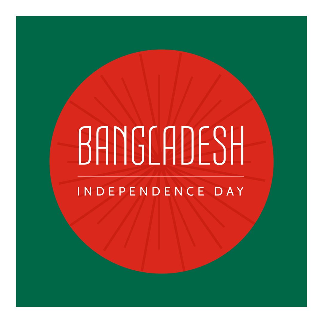 Composition of bangladesh independence day text over flag of bangladesh - Download Free Stock Templates Pikwizard.com