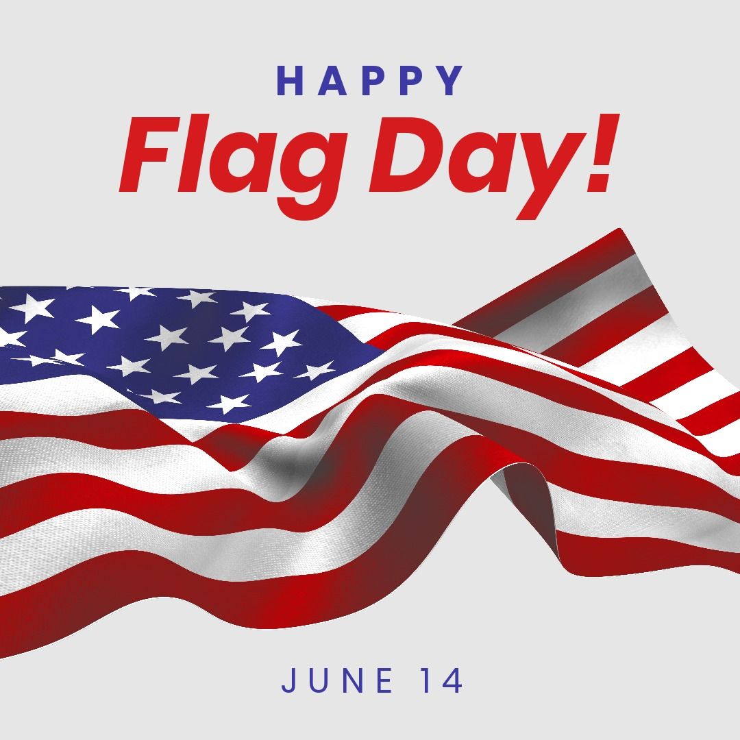 Digital composite image of national flag day text on america flag and date against white background - Download Free Stock Templates Pikwizard.com