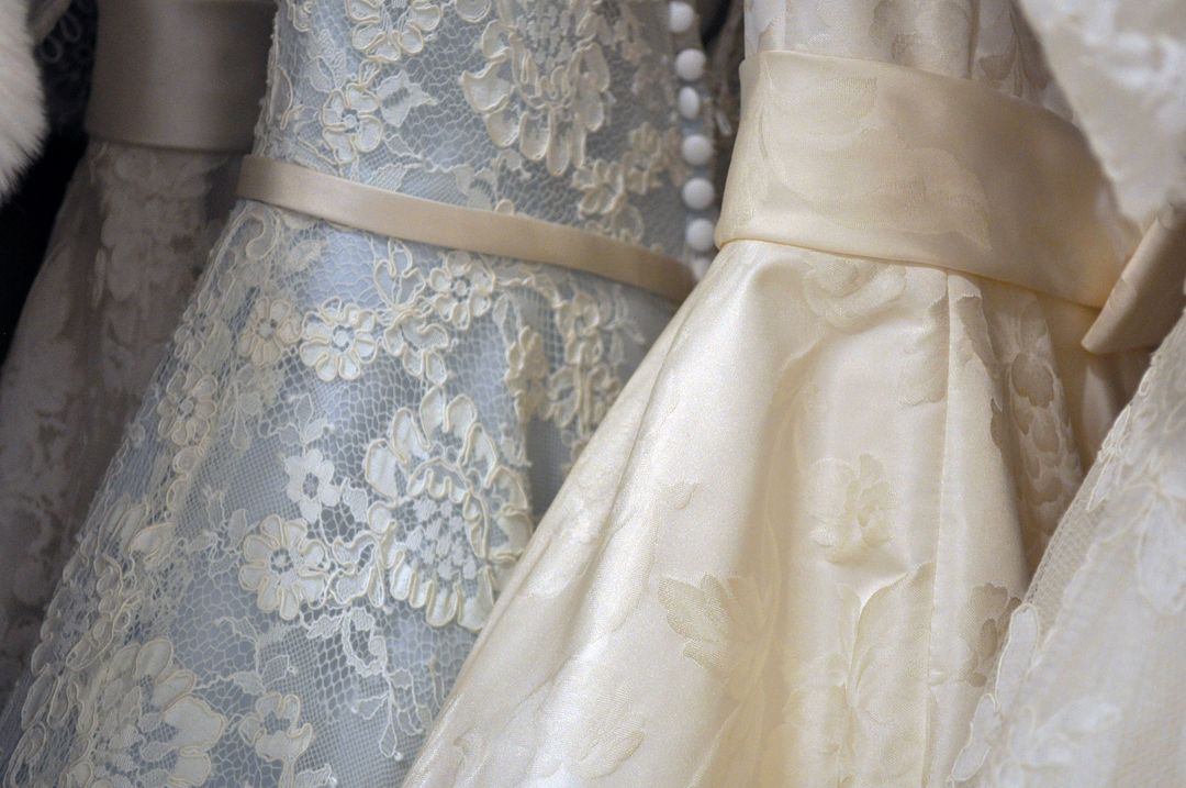 a row of wedding dresses - Free Images, Stock Photos and Pictures on Pikwizard.com