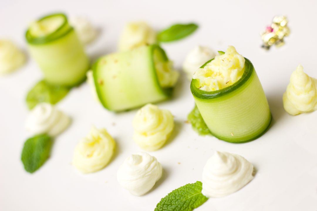 Image of an Appetizer with Cucumber 