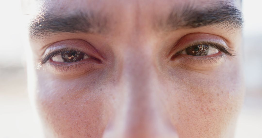 Close-Up Shot of a Man's Face · Free Stock Photo