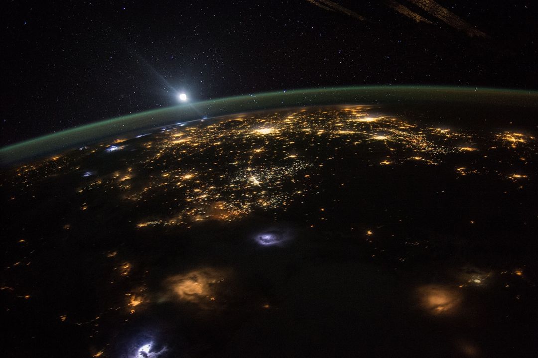 Image of the Earth Taken From the Outer Space