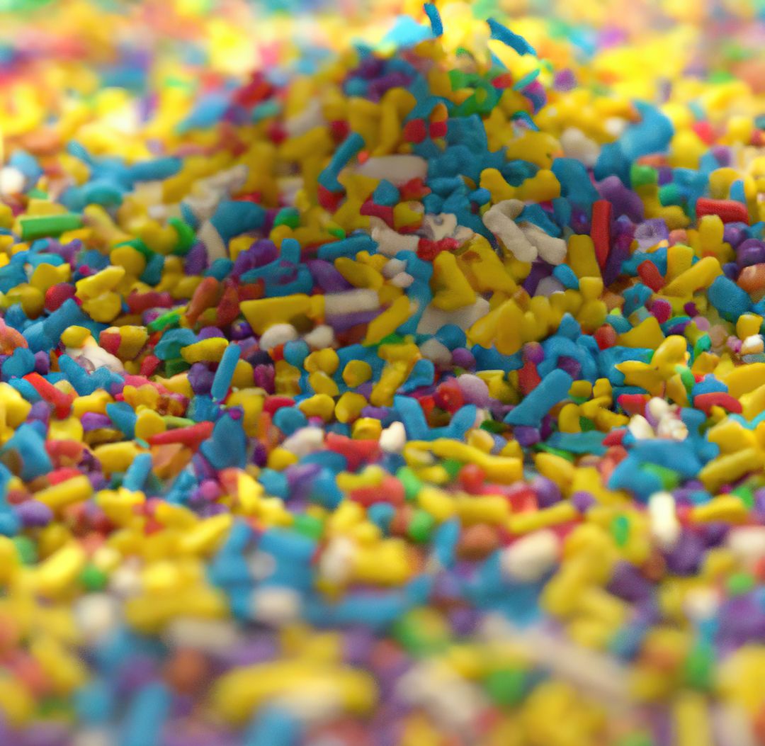Background with sprinkles design in neutral colors