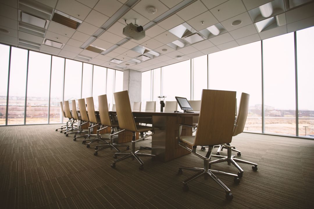Image of a Conference Room with Many Windows
