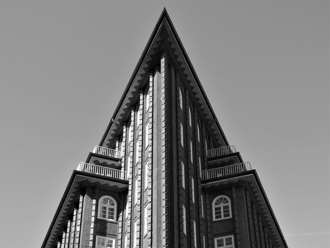 a building with a triangular shape - Free Images, Stock Photos and Pictures on Pikwizard.com