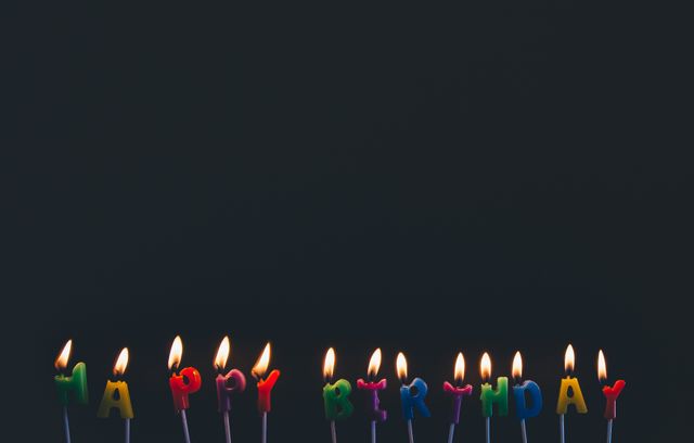 Happy Birthday Candles - Download Free Stock Photos Pikwizard.com