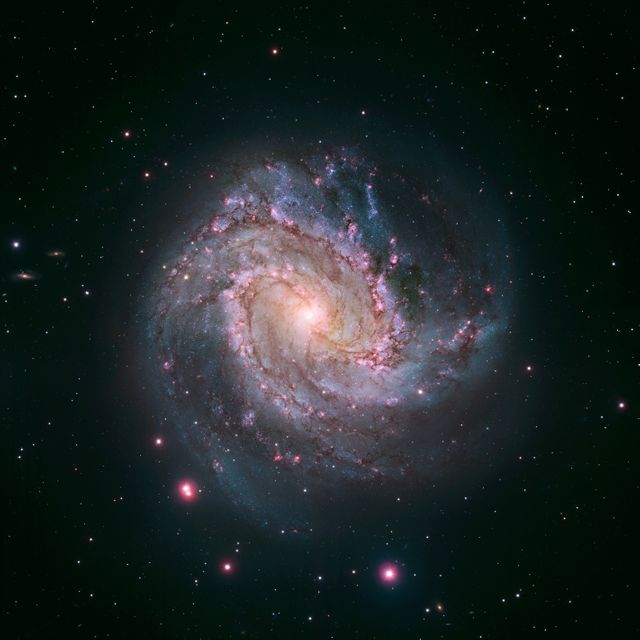 JANUARY 9, 2014: The vibrant magentas and blues in this Hubble image of the barred spiral galaxy M83 reveal that the galaxy is ablaze with star formation. The galactic panorama unveils a tapestry of the drama of stellar birth and death. The galaxy, also known as the Southern Pinwheel, lies 15 million light-years away in the constellation Hydra.  Credit: NASA, ESA, and the Hubble Heritage Team (STScI/AURA) Acknowledgement: W. Blair (STScI/Johns Hopkins University) and R. O'Connell (University of Virginia)  <b><a href="http://www.nasa.gov/audience/formedia/features/MP_Photo_Guidelines.html" rel="nofollow">NASA image use policy.</a></b>   <b><a href="http://www.nasa.gov/centers/goddard/home/index.html" rel="nofollow">NASA Goddard Space Flight Center</a></b> enables NASA’s mission through four scientific endeavors: Earth Science, Heliophysics, Solar System Exploration, and Astrophysics. Goddard plays a leading role in NASA’s accomplishments by contributing compelling scientific knowledge to advance the Agency’s mission.   <b>Follow us on <a href="http://twitter.com/NASA_GoddardPix" rel="nofollow">Twitter</a></b>   <b>Like us on <a href="http://www.facebook.com/pages/Greenbelt-MD/NASA-Goddard/395013845897?ref=tsd" rel="nofollow">Facebook</a></b>   <b>Find us on <a href="http://instagram.com/nasagoddard?vm=grid" rel="nofollow">Instagram</a></b>