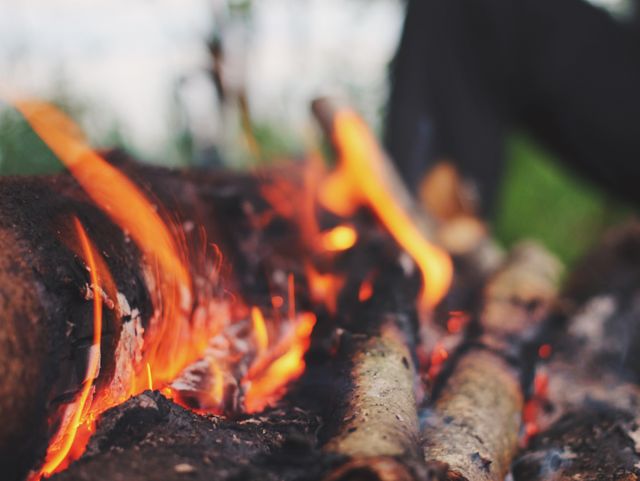 Bonfire flames wood- Download Free Stock Photos Pikwizard.com