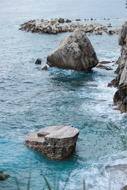 Ocean rocks boulders  - Download Free Stock Photos Pikwizard.com