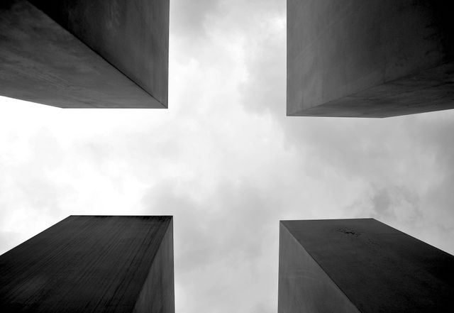 Black and white sky architecture clouds - Download Free Stock Photos Pikwizard.com