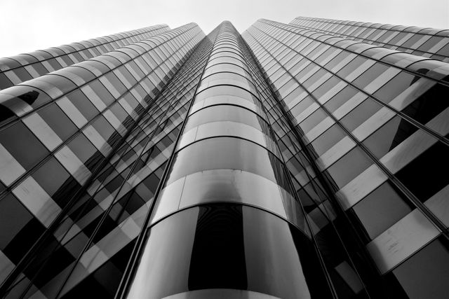 Low Angle Glass High Rise Building - Download Free Stock Photos Pikwizard.com