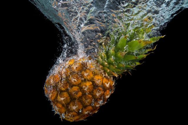 Pineapple underwater fruit water - Download Free Stock Photos Pikwizard.com