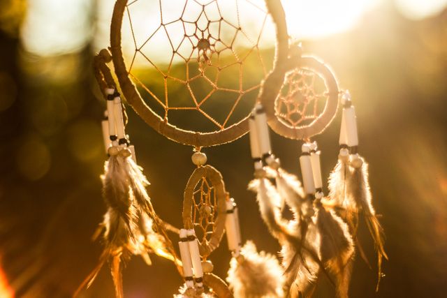 Brown and White Dream Catcher - Download Free Stock Photos Pikwizard.com