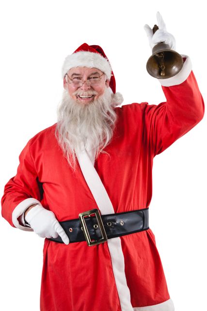 Santa claus ringing a bell - Download Free Stock Photos Pikwizard.com