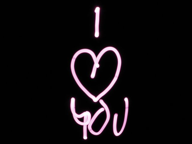 Black and Pink I Heart You Text - Download Free Stock Photos Pikwizard.com