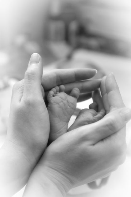 Hand Holding Feet of Baby - Download Free Stock Photos Pikwizard.com