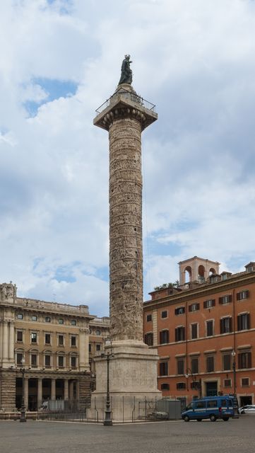 Marcus Aurelius Column Rome - Download Free Stock Photos Pikwizard.com