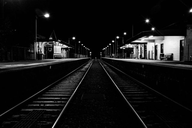 Station Track Transportation - Download Free Stock Photos Pikwizard.com