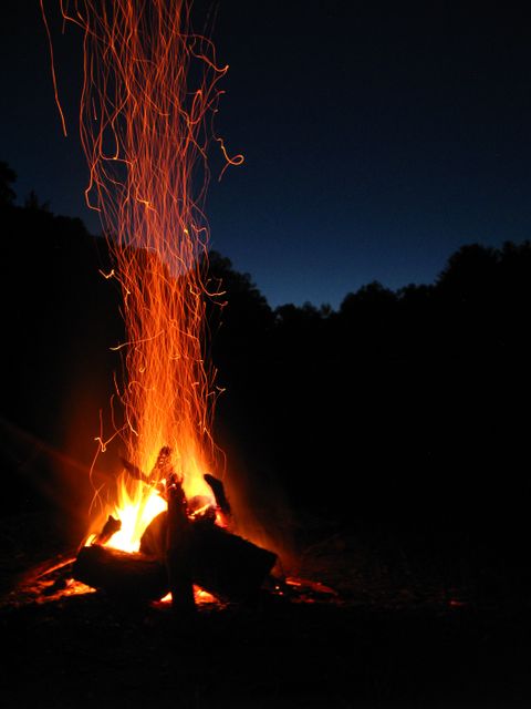 Blaze bonfire campfire dark - Download Free Stock Photos Pikwizard.com