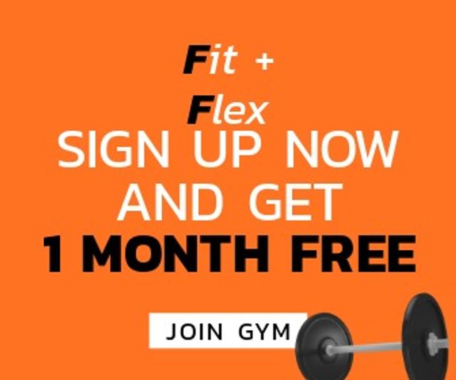 Composition of join gym text over weight bar. Health and ad maker concept digitally generated image.