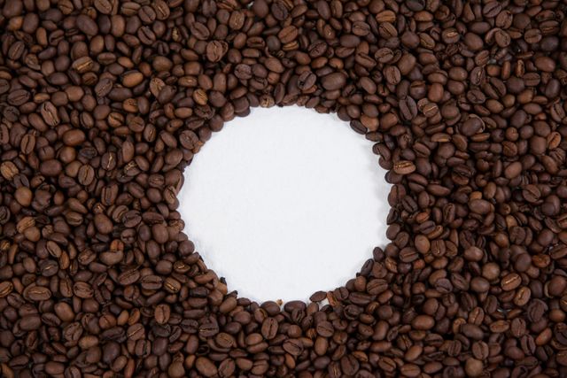 Coffee beans forming circle shape - Download Free Stock Photos Pikwizard.com