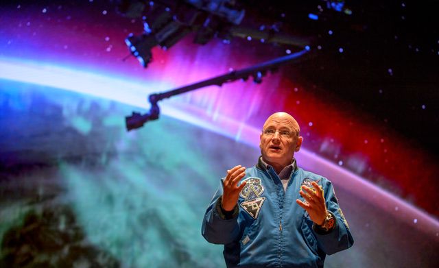 Former NASA astronaut Scott Kelly speaks during an event  at the United States Capitol Visitor Center, Wednesday, May 25, 2016, in Washington. Photo Credit: (NASA/Bill Ingalls)