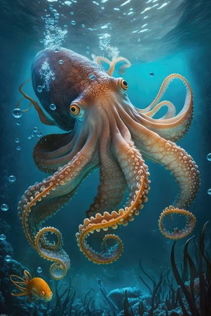 20+ Free Underwater Octopus | Free HD Downloads - Pikwizard