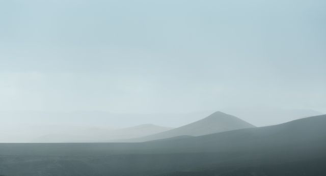 Fog mountains distance monochrome - Download Free Stock Photos Pikwizard.com