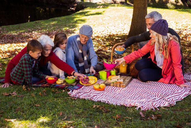 Family picnicking  - Download Free Stock Photos Pikwizard.com
