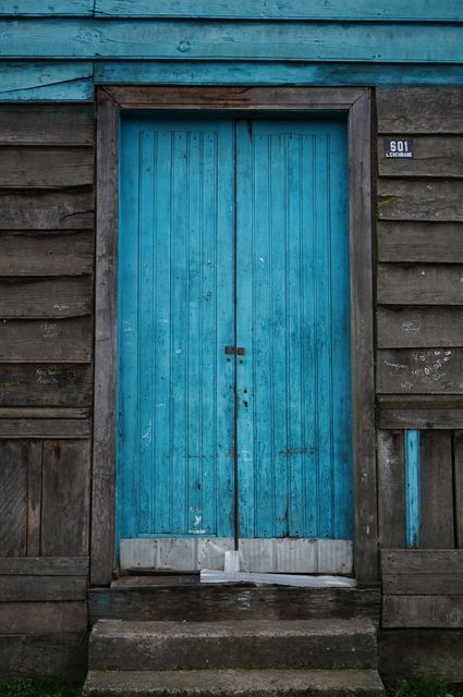 Blue door entrance rustic - Download Free Stock Photos Pikwizard.com