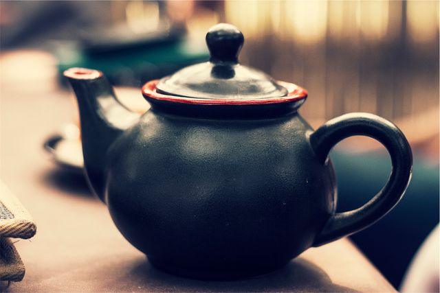 Ceramic teapot- Download Free Stock Photos Pikwizard.com