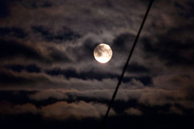 Scenic View of Moon Against Sky at Night - Download Free Stock Photos Pikwizard.com