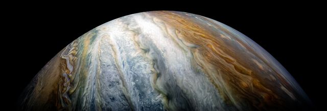 Jupiter's Colorful Cloud Belts - Download Free Stock Photos Pikwizard.com