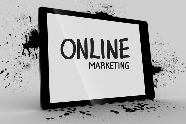 Online marketing message on tablet - Download Free Stock Photos Pikwizard.com