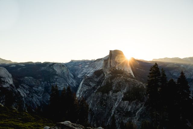 Yosemite - Half Dome 3D Wooden Art | Laser Cut Nature Wall Art