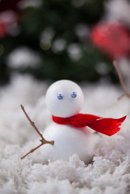 Snowman with fake snow - Download Free Stock Photos Pikwizard.com